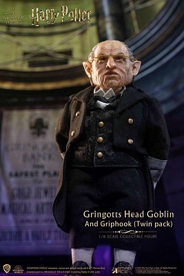 Harry Potter My Favourite Movie Action Figures 1/6 Gringotts Head Goblin & Griphook 20 cm - Damaged packaging