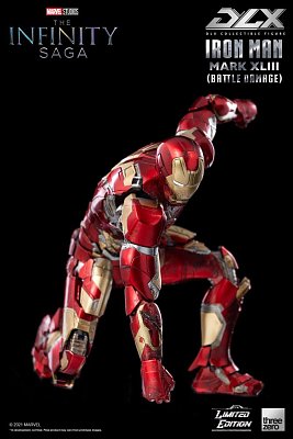 Infinity Saga DLX Action Figure 1/12 Iron Man Mark 43 (Battle Damage) Limited Edition 17 cm