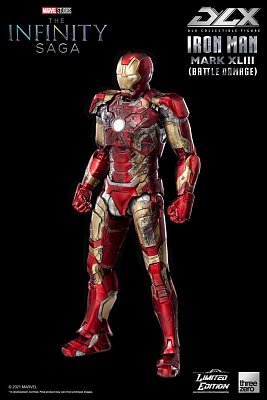 Infinity Saga DLX Action Figure 1/12 Iron Man Mark 43 (Battle Damage) Limited Edition 17 cm