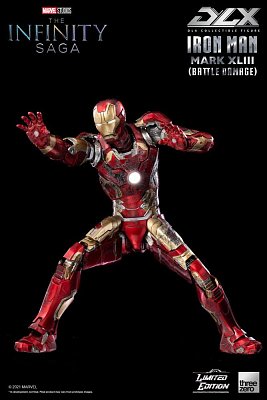 Infinity Saga DLX Action Figure 1/12 Iron Man Mark 43 (Battle Damage) Limited Edition 17 cm