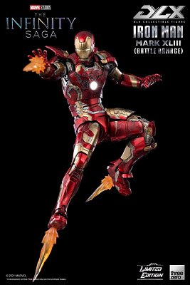 Infinity Saga DLX Action Figure 1/12 Iron Man Mark 43 (Battle Damage) Limited Edition 17 cm