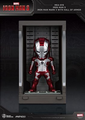 Iron Man 3 Mini Egg Attack Action Figure Hall of Armor Iron Man Mark V 8 cm