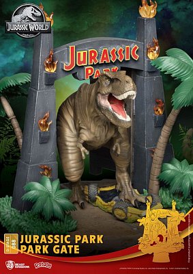 Jurassic Park D-Stage PVC Diorama Park Gate 15 cm