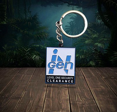 Jurassic Park Metal Keychain InGen Limited Edition 4 cm