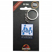 Jurassic Park Metal Keychain InGen Limited Edition 4 cm