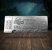 Jurassic Park Replica Opening Weekend VIP Ticket (silver plated)