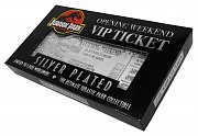 Jurassic Park Replica Opening Weekend VIP Ticket (silver plated)