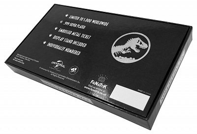 Jurassic Park Replica Opening Weekend VIP Ticket (silver plated)