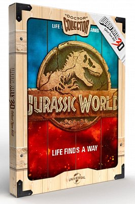 Jurassic World WoodArts 3D Wooden Wall Art Logo 30 x 40 cm