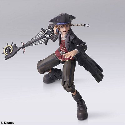 Kingdom Hearts III Bring Arts Action Figure Sora Pirates of the Caribbean Ver. 15 cm