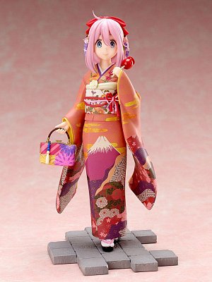 Laid-Back Camp PVC Statue 1/7 Nadeshiko Kagamihara Furisode Ver. 21 cm