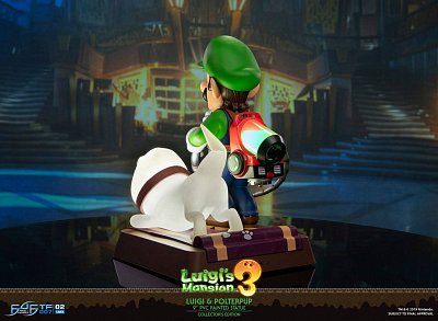 Luigi\'s Mansion 3 PVC Statue Luigi & Polterpup Collector\'s Edition 23 cm