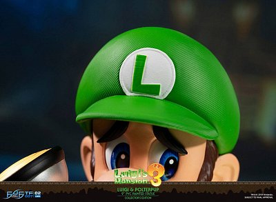 Luigi\'s Mansion 3 PVC Statue Luigi & Polterpup Collector\'s Edition 23 cm