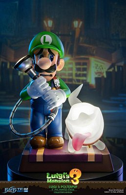 Luigi\'s Mansion 3 PVC Statue Luigi & Polterpup Collector\'s Edition 23 cm