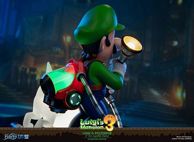 Luigi\'s Mansion 3 PVC Statue Luigi & Polterpup Collector\'s Edition 23 cm