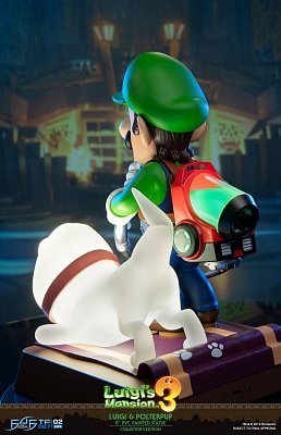 Luigi\'s Mansion 3 PVC Statue Luigi & Polterpup Collector\'s Edition 23 cm