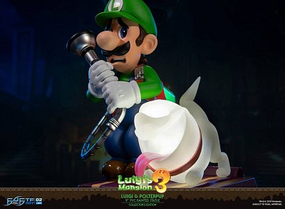 Luigi\'s Mansion 3 PVC Statue Luigi & Polterpup Collector\'s Edition 23 cm