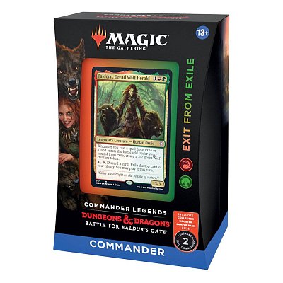 Magic the Gathering Commander Legends: Battle for Baldur\'s Gate Commander Decks Display (4) english