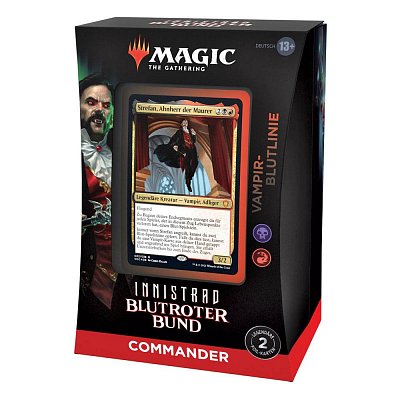 Magic the Gathering Innistrad: Blutroter Bund Commander Decks Display (4) german