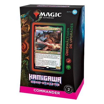 Magic the Gathering Kamigawa: Neon Dynasty Commander Decks Display (4) german