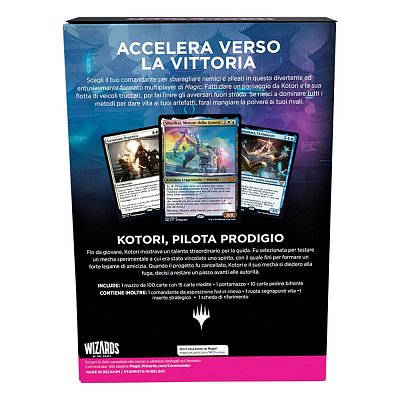 Magic the Gathering Kamigawa: Neon Dynasty Commander Decks Display (4) italian