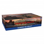 Magic the Gathering Leyendas de Commander: Batalla por Puerta de Baldur Draft Booster Display (24) spanish