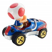 Mario Kart Hot Wheels Diecast Vehicle 1/64 Toad (Sneeker) 8 cm