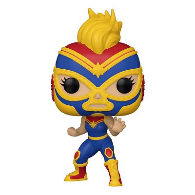 Marvel Luchadores POP! Vinyl Figure Captain Marvel 9 cm