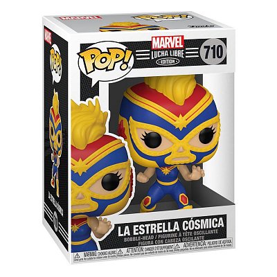 Marvel Luchadores POP! Vinyl Figure Captain Marvel 9 cm