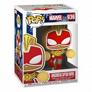Marvel POP! Vinyl Figure Holiday Captain Marvel 9 cm
