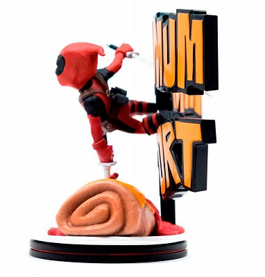 Marvel Q-Fig MAX Diorama Deadpool Maximum Effort 14 cm