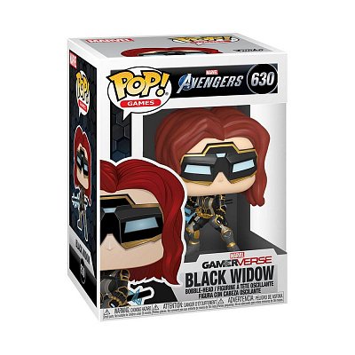 Marvel\'s Avengers (2020 video game) POP! Marvel Vinyl Figures Black Widow 9 cm Assortment (6)