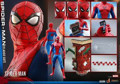 Marvel\'s Spider-Man Video Game Masterpiece Action Figure 1/6 Spider-Man (Classic Suit) 30 cm