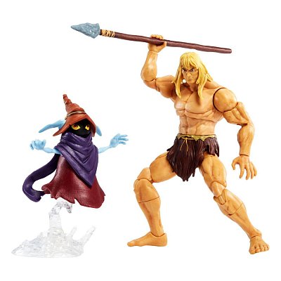 Masters of the Universe: Revelation Masterverse Action Figures 2022 Deluxe Savage He-Man & Orko 18 cm - Damaged packaging