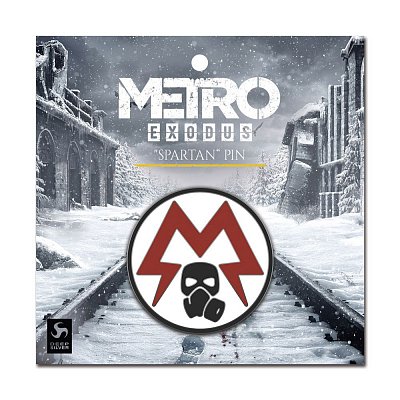 Metro Exodus Pin Badge Spartan Logo