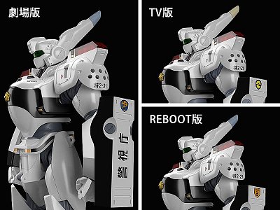 Mobile Police Patlabor Moderoid Plastic Model Kits 1/60 AV-98 Ingram & Bulldog 10 - 13 cm - Damaged packaging