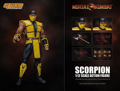 Mortal Kombat Action Figure 1/12 Scorpion 16 cm