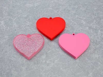 Nendoroid More Heart-shaped Base for Nendoroid Figures Heart Pink Glitter Version