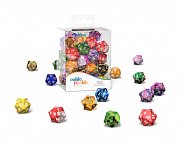 Oakie Doakie Dice D20 Spindown Dice Retail Pack 22 mm Mixed (50)