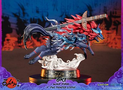 Okami PVC Statue Oki (Wolf Form) 21 cm - Damaged packaging