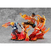 One Piece Excellent Model P.O.P. PVC Statue Sabo Fire Fist Inheritance Limited Edition 15 cm