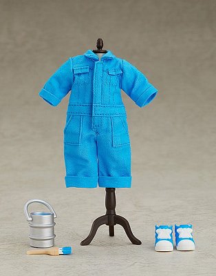 Original Character Parts for Nendoroid Doll Figures Outfit Set Colorful Coveralls - Blue