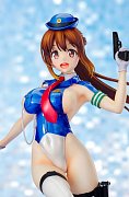 Original Character Thigt Works Series PVC Statue Job1: Cop Asahi Sakurada 25 cm - Damaged packaging