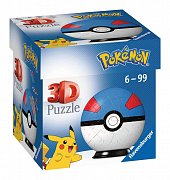 Pokémon 3D Puzzle Pokéballs: Great Ball (54 pieces)