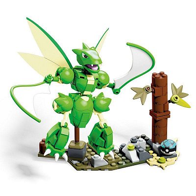 Pokémon Mega Construx Construction Set Super-Sized Scyther 13 cm --- DAMAGED PACKAGING