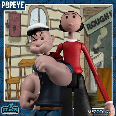 Popeye 5 Points Action Figures Deluxe Box Set 9 cm