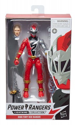 Power Rangers Dino Fury Lightning Collection Action Figure 2022 Red Ranger 15 cm