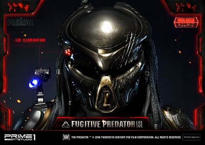 Predator 2018 Bust 1/1 Fugitive Predator Deluxe Ver. 76 cm