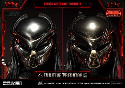 Predator 2018 Bust 1/1 Fugitive Predator Deluxe Ver. 76 cm