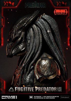 Predator 2018 Bust 1/1 Fugitive Predator Deluxe Ver. 76 cm